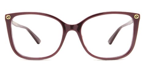 gucci gg0026o glasses|Gucci™ GG0026O 012 53 Burgundy Eyeglasses .